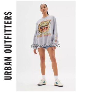URBAN OUTFITTERS Sublime Sun Washed Pullover Sweatshirt Grey S/M NWT O-449